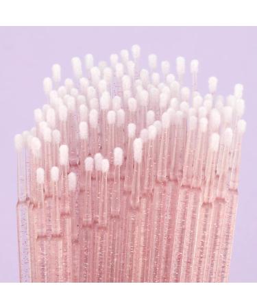 200PCS G2PLUS Crystal Pink Micro Applicators for Eyelash Extensions - Disposable Eyelash Extension Swabs - Buy Online on GoSupps.com