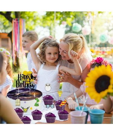 Cartoon Cupcake Topper VOCDEMERI 17-Piece Cartoon Cake Topper Set with 16 Cupcake Cake Decorations + 1 Cake Topper Decoration Cupcake Topper Birthday Cake Decoration for Children Party Birthday - Buy Online on GoSupps.com