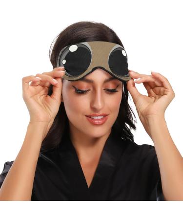 Haskirky Light Blocking Eye Mask - Breathable & Adjustable for Adults - Perfect for Travel, Yoga & Deep Sleep - Buy Online on GoSupps.com