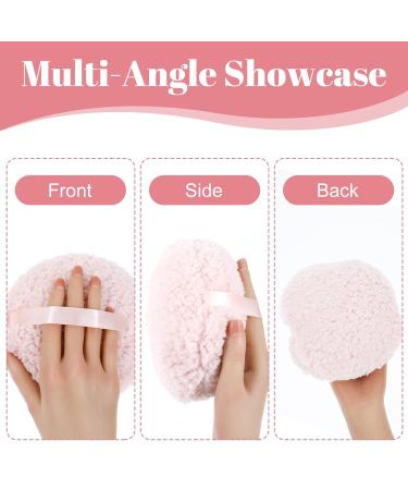 Ultra Soft 4'' Body Powder Puff - Washable Large Velour Applicator for Loose Mineral Powder | Reusable Velvet Dust Puff for Face & Body - Buy Online on GoSupps.com