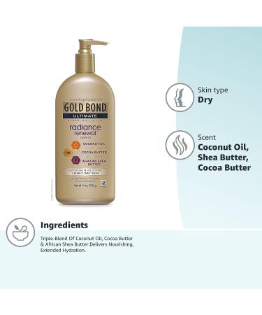 Gold Bond Radiance Renewal Hydrating Lotion 14 oz - Ultimate Hydration for Visibly Dry Skin - Buy Online on GoSupps.com