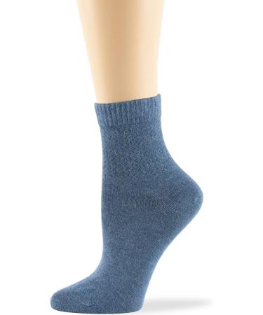 7BIGSTARS KINGDOM Women's Ankle Bamboo Diabetic Socks 4 Pack - Black/Grey/Blue/Beige - Size 5-9 - Soft & Comfortable - Buy Online on GoSupps.com
