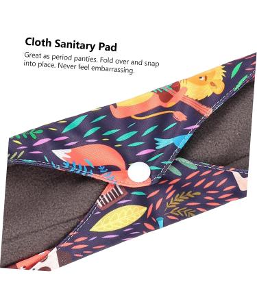 Healvian 6pcs Maternity Sanitary Napkin Panties | Bamboo Menstrual Pad Set for Women | Washable & Stay Dry Cloth Pads - Buy Online on GoSupps.com