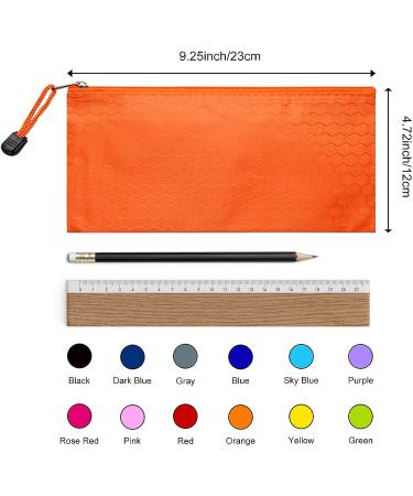 LABUK 29pcs Zipper Pencil Pouches  Small Zipper Pencil Bags  Waterproof Pencil Cases  for Office Travel Cosmetics 12 Colors - Buy Online on GoSupps.com