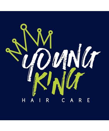YOUNG KING HAIR CARE Kids Shampoo & Conditioner Set - Cleanse and Hydrate Natural Curls - Plant-Based & Harm-Free - 8 oz - Buy Online on GoSupps.com