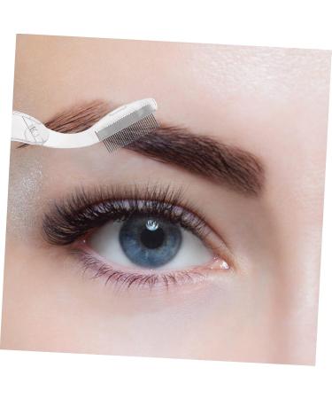 NOLITOY 4 Pcs Foldable Eyebrow Comb & Eyelash Beauty Tool - Reusable Stainless Steel Mascara & Lash Separator Brush - Portable Makeup Essentials - Buy Online on GoSupps.com