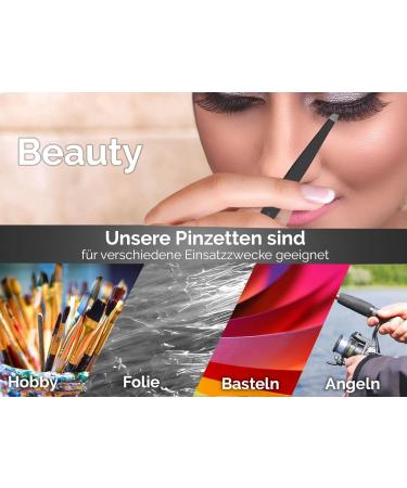 2-Piece Pointed Tweezers Set | Slanted & Pointed Microscopy Tweezers for Splinter Removal - International Shipping - Buy Online on GoSupps.com