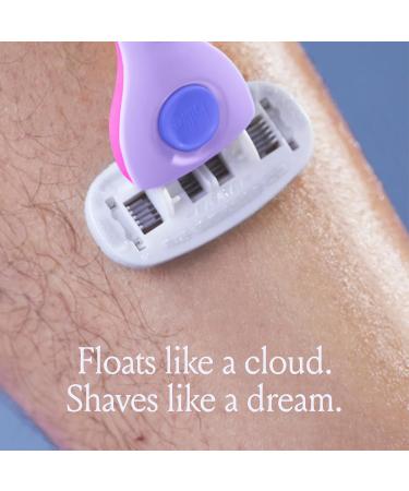 Billie DreamPop Starter Kit - Razor Handle 5-Blade Refills & Magnetic Holder in Purple | International Shipping Available - Buy Online on GoSupps.com