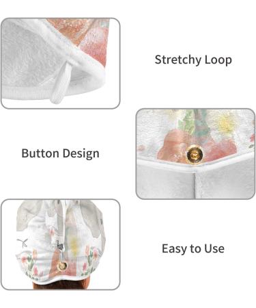 Mother's Day 2 Pack Hair Towels - Super Absorbent Quick Dry Hair Turbans for Women & Girls - Buy Online on GoSupps.com