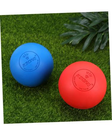 Solustrie 2-Pack Arch Massage Lacrosse Balls | Spiky Trigger Point Foam Roller & Back Roller | Yoga & Foot Massage Device | Perfect for Ice Hockey & Body Recovery - Buy Online on GoSupps.com