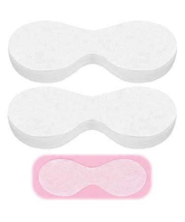 Disposable Non Woven Eye Care 200 Sheets Eye Mask Paper Disposable Sheets Eye Covers Cotton Cosmetic Facial Eye Covers Skincare Spa Paper DIY Clear Beauty Sheets for Makeup Beauty Tools
