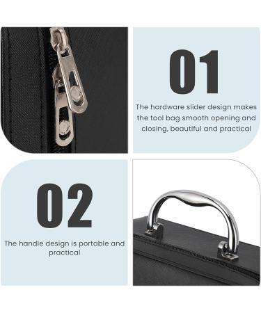 Eyelash Extension Storage Box Smooth Open Durable Waterproof Nail Tool Storage Box Pink for Travel (Black) - Buy Online on GoSupps.com