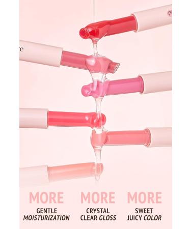 Vegan Collagen Lip Balm - Hydrating Lip Glass in 9 Colors | Moisturizing No Animal Testing - Camellia Red 0.06 oz - Buy Online on GoSupps.com