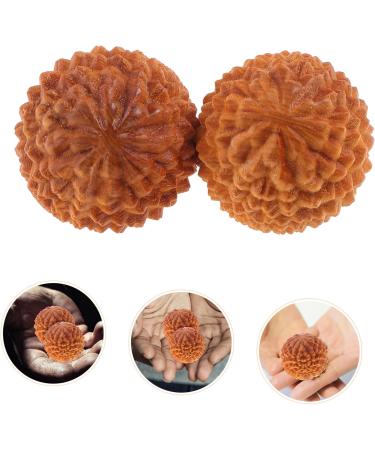 Beavorty 6 STK Wooden Massage Balls - Hand Exercise & Decompression Tools for Yoga & Gymnastics - Buy Online on GoSupps.com