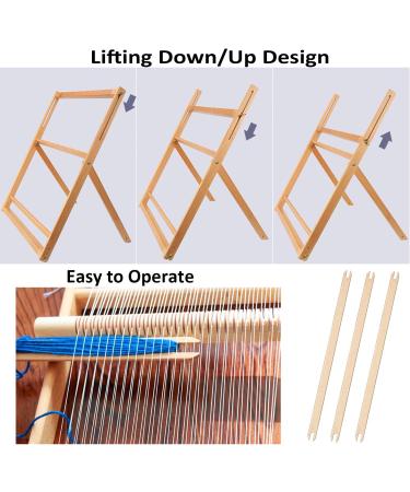 Willowdale 25.2x19.3 Multi-Craft Weaving Loom with Stand - Extra-Large Frame for Arts & Crafts | Develops Creativity - Beginner Weaving Frame Loom - Buy Online on GoSupps.com
