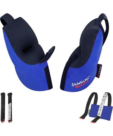 SANDINI SleepFix Kids Outlast Neck Pillow - Supportive Child's Neck Cushion with Temperature Regulation - Ideal for Car, Bike, and Travel - Prevents Head Tilting - Blue - Buy Online on GoSupps.com
