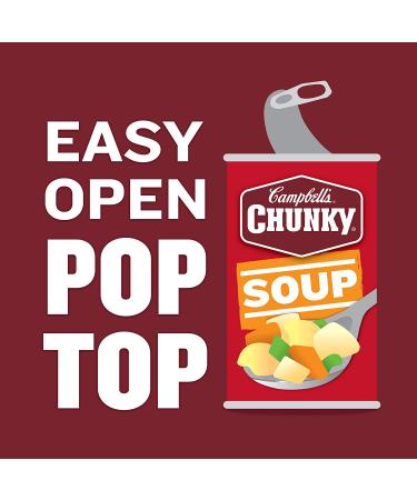 Campbells Chunky Healthy Request Soup  Beef Soup With Country Vegetables  18.8 Ounce Can - Buy Online on GoSupps.com