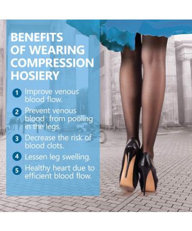 Buy TOROS GROUP Prophylactic Compression Tights (13-15 mmHg 70 Denier) - Size M/39-40 in Black | International Shipping Available - Buy Online on GoSupps.com