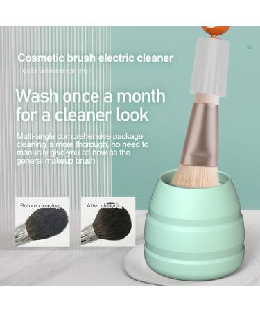 Makeup Brush Cleaner 5 Different Rubber Ring Sizes Widely Compatible Electric Makeup Brush Cleaner USB Charging Silicone Cosmetic Brush Spinner for All Size Beauty Makeup Brush - Buy Online on GoSupps.com
