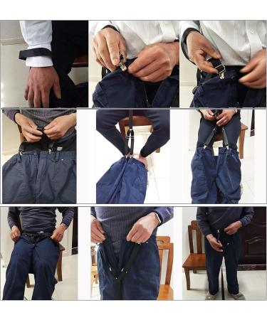 Clip and Pull Dressing Aid Belt for Elderly - Easy Pants Wearer - Black | International Shipping - Buy Online on GoSupps.com