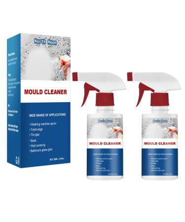 Mildew Cleaner Foam 60ML Powerful Multi-Purpose Foam Cleaner Mould Remover Foam Spray Suitable For Kitchen & Bathroom Areas (2PC)