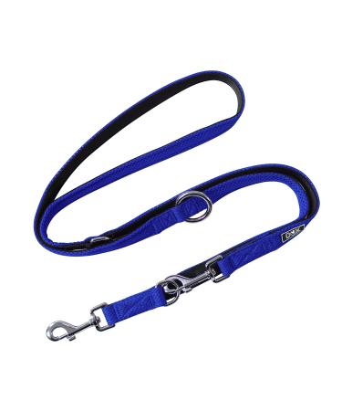 DDOXX dog leash Air mesh 3 -fold 2m |For small & large dogs |Double leash two dog cat puppy |Tug line big |Guide leash small |Running line puppy leash |Blue XS blue XS - 1.5 x 200 cm - Buy Online on GoSupps.com