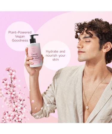 Body Wash with Cherry Blossom | Vegan & Cruelty-Free Calming Cleanser | Gentle Daily Wash for Men & Women | 300ml - Buy Online on GoSupps.com