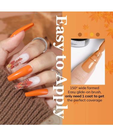 Modelones 28 Colors Gel Nail Kit with 48W Nail Lamp - DIY Home Nail Curing Set for Women in Orange Red - Buy Online on GoSupps.com