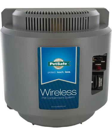 PetSafe Wireless Fence Pet Containment System + Extra Transmitter | Covers up to 1/2 Acre for Dogs over 3.6 kg - Buy Online on GoSupps.com