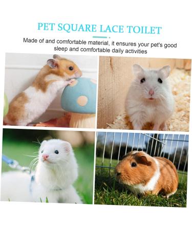 FOMIYES Hamster Potty Corner Litter Guinea Pig Green Ferret Animal Small Trainer Lacework for Toilet Bunny medium Green - Buy Online on GoSupps.com