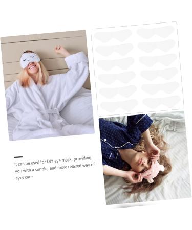 45 Sheets Eye Ice Eye Pad Diffuser Warm Compress for Eyes Portable Eye Patches Wrinkle Stains on the Face Eye Patches for Household Paper Film Care Fleece White - Buy Online on GoSupps.com