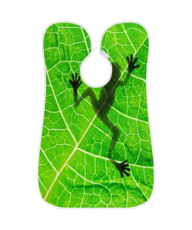 Frog Leaf Beard Bib Apron | Waterproof Hair Catcher for Men | Grooming Cape with 2 Suction Cups | Perfect Gift for Shaving & Trimming - Buy Online on GoSupps.com