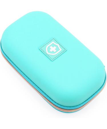 CASEMATIX Turquoise Asthma Inhaler Case for Travel Fits Spacer Mask and Accessories Case Only - Buy Online on GoSupps.com