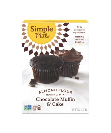 Simple Mills Almond Flour Baking Mix, Chocolate Muffin & Cake Mix - Gluten Free, Plant Based, Paleo Friendly, 11.2 Ounce (Pack of 1) Chocolate Muffin & Cupcake Mix 11.2 Ounce (Pack of 1)