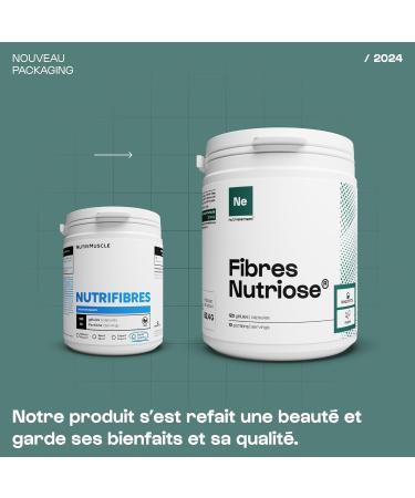 Nutri-Fibres 120 Capsules 3837.6 mg per dose 85% Fiber Appetite Suppressant Sasiety Effect Weight Loss and Slimming Protection of Intestinal Flora Nutrielement - Buy Online on GoSupps.com