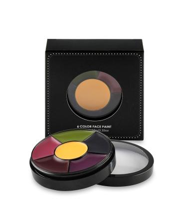 Wismee SFX Makeup Kit: Professional Scar Wax Set, 6 Color Bruise Wheel, Face and Body Paint Oil with Sponges, Fake Scab Blood, Spatula Tool - Buy Online on GoSupps.com