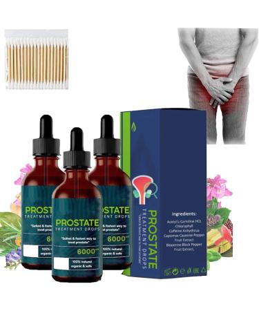 Prostate Treatment Drops 2024 Prostate Pain Relief Drops Prostate Health Support Prostate Pain Relief Drops Prostate Natural Herbal Drops for Men (3 Pcs)