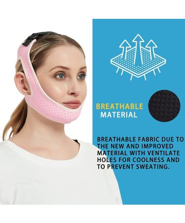 Adjustable Chin Strap for CPAP Users - Anti Snoring Solution for Men and Women - Stop Snoring Device for Better Sleep (Pink) - Buy Online on GoSupps.com