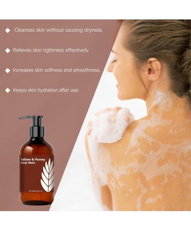 homomdy Body cleanser with beef fat and honey moisturizing shower gel with honey for rough and dry skin moisturizing shower gel for deep cleansing and nourishment for a smooth even skin tone 3pcs - Buy Online on GoSupps.com