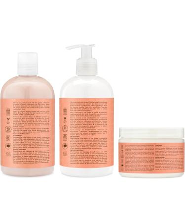 Shea Moisture Coconut & Hibiscus Shampoo Conditioner & Curl Enhancing Smoothie To Cleanse & Restore Shine Hair Care Pack Formulated Without Sulfates Silicones Parabens Phthalates Mineral Oil or Petrolatum 3 Pack - Buy Online on GoSupps.com