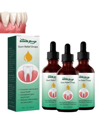 Dentiz gums growth dentizen gum regrowth drops gum regrowth drops essence for gum rejuvenation repair for declining gums (3PCs)