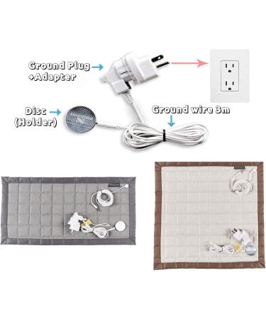 Buy Grounding Holder for Grounding Massage - Includes US Adapter | International Shipping Available - Buy Online on GoSupps.com