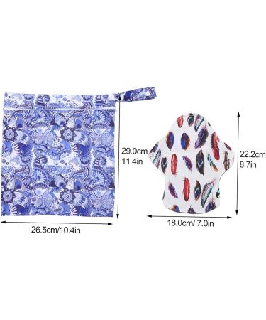 Gleavi Washable Incontinence Napkin Set | Silent Female Menstruation Pads | Eco-Friendly Bamboo Cushion Inserts | International Shipping - Buy Online on GoSupps.com