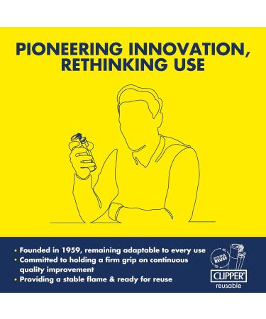 Clipper Reusable Lighter Classic Metal Refillable Lighters Rose Gold Collection Display of 12 Units (Gift Box Included) Multi-Purpose Lighter Premium Quality Unique Packing Tool Everyday Use - Buy Online on GoSupps.com