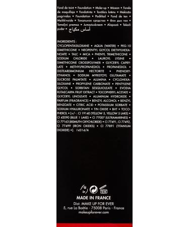 MAKE UP FOR EVER Ultra HD Invisible Cover Foundation 153 Y405 Golden Honey - Full Coverage Foundation - Buy Online on GoSupps.com