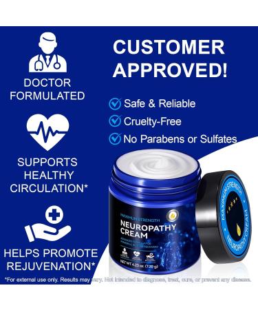 Cr me De Soulagement De La Neuropathie Force Suppl mentaire Pour Les Pieds Les Jambes Les Mains Les Orteils Avec Le Curcuma Naturel Le Gingembre - Inconfort Musculaire Et Articulaire Massage 2Pcs - Buy Online on GoSupps.com