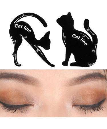 Stencils Guide Multifunctional Eyeshadow Tools Eye Makeup Aid Tool Template Tool for Cat Eyes Eyebrow Winged Liner - Buy Online on GoSupps.com