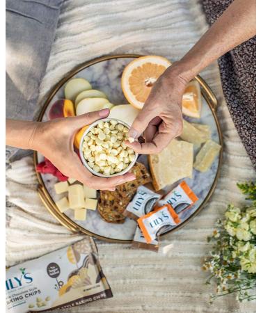 Lily's Sweets White Chocolate Style Baking Chips | Stevia Sweetened 9 Oz 3 Pack - No Added Sugar, Low-Carb, Keto Friendly, Gluten-Free & Non-GMO - Buy Online on GoSupps.com