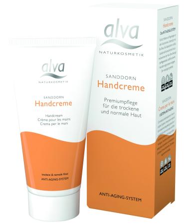 alva naturkosmetik sea buckthorn hand cream pack of 2 (2 x 50 ml)