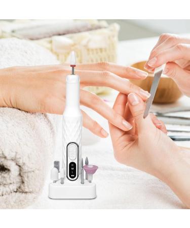 Kit de lime ongles lectrique | Kit fin pour ongles en acrylique et gel Machine de manucure et p dicure r utilisable avec 15 000 tr/min pour travailler et polir avec pr cision Argent  - Buy Online on GoSupps.com